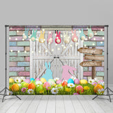 Einfach Eier Mit Hase Urlaub Ostern Hintergrund