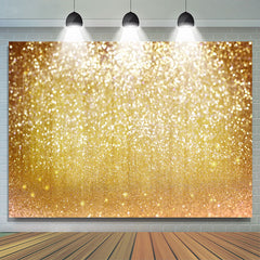 Einfach Gold Funkeln Bokeh Hintergrund Für Party Dekoration