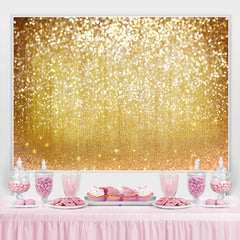 Einfach Gold Funkeln Bokeh Hintergrund Für Party Dekoration