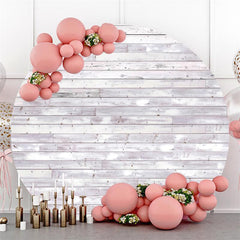 Einfach Lavendel Holz Baby Dusche Runden Hintergrund Dekoration
