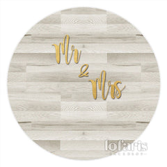 Einfach Hölzern Hochzeit Elegant Kreis Hintergrund