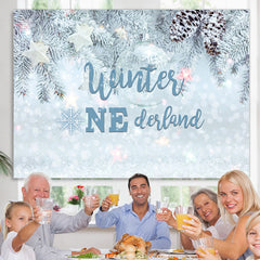 Schneebedeckt Bokeh Weihnachten Themenorientiert Winter Onederland Hintergrund