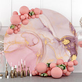 Weich Rosa Lila Linie Kunstwerk Runden Abstrakt Hintergrund