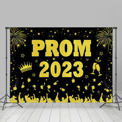 Gold Funke Abend Karneval Hintergrund Für Abschlussball 2024