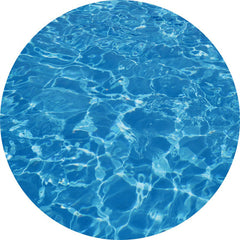 Funkelnd Blau Wasser Sommer Runden Hintergrund Für Party