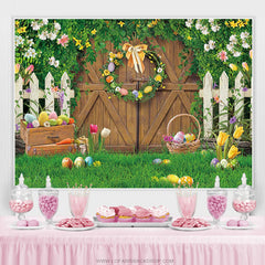 Frühling Blumen Ostern Eier Grün Glas Party Hintergrund
