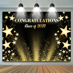 Stern Schleife Glückwunsch Klasse Von 2024 Hintergrund