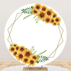 Sonne Blume Geometrie Muster Runden Geburtstag Hintergrund