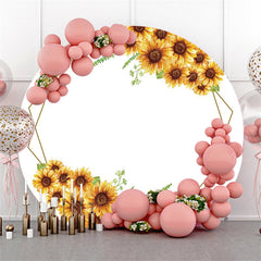 Sonne Blume Geometrie Muster Runden Geburtstag Hintergrund