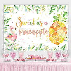 Süss Als A Ananas Hintergrund für Baby Dusche Party