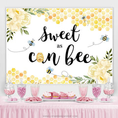 Süss Als Kann Biene Blumen Themenorientiert Glücklich Geburtstag Hintergrund
