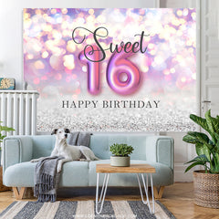 Süße schöne Bokeh Hintergrund zum 16. Geburtstag