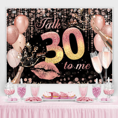 Sprechen 30 Zu Mich Themenorientiert Funkeln Und Luftballons Hintergrund