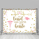 Der Quaste War Wert Der Ärger Krankenschwester Grad Hintergrund