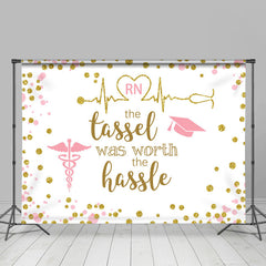 Der Quaste War Wert Der Ärger Krankenschwester Grad Hintergrund