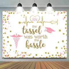 Der Quaste War Wert Der Ärger Krankenschwester Grad Hintergrund