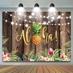 Tropisch hawaiisch Luau Sommer Hintergrund für Party Dekor