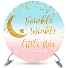 Funkeln Thema Geschlecht Aufdecken Baby Dusche Kreis Hintergrund