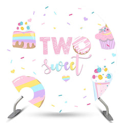 Zwei Süß Krapfen Süßigkeiten Land Kreis Geburtstag Hintergrund