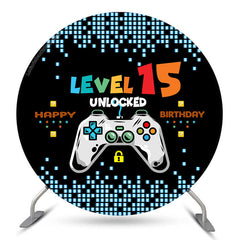 Video Spiele Stil Glücklich 15 Geburtstag Hintergrund Für Junge