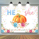 Was Wille Unser Wenig Kürbis Sei Babydusche Hintergrund