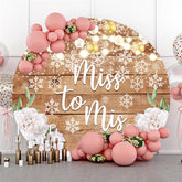 Weiß Blumen Winter Schneeflocke Runden Hochzeit Hintergrund