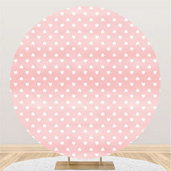 Weiß Liebe Runden Rosa Glücklich Geburtstag Hintergrund Für Mädchen