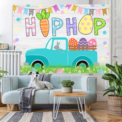 Weiss Hölzern Auto Farbig Flagge Glücklich Geburtstag Hintergrund