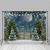 Winter Weihnachten Baum Funkeln Stelle Foto-Shooting Hintergrund für Kinder