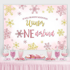 Winter Rosa Schneeflocke Ein-Derland Foto Hintergrund für Party