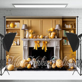 Gelb Jahrgang Wand Schmuckstücke Foto Ostern Hintergrund