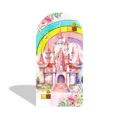 Mario Princess Cartoon Movie Happy Birthday Party Bogenhintergrund Abdeckung Peach Pilz Deko