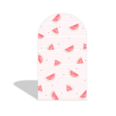 Watermelon Theme Happy Birthday Party Bogenhintergrund Abdeckung Wassermelone Sommer Picknick