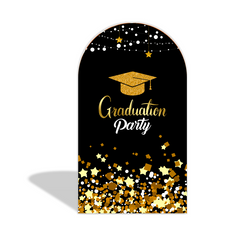 Graduation Grads Party Arch Backdrop Wall Cloth Cover Bogenwand Abdeckung Abschlussfeier Deko