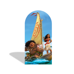 Moana Ozean Welle Thema Happy Birthday Bogenwand Abdeckung Südsee Party Fotohintergrund