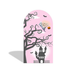 Halloween Holiday Decoration Arch Backdrop Bogenhintergrund Abdeckung Kürbis Geist Grusel Deko