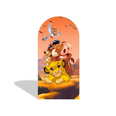 Lion King Birthday Baby Shower Party Bogenhintergrund Abdeckung Hakuna Matata Dschungel Deko