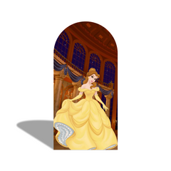 Beauty And The Beast Birthday Party Bogenwand Abdeckung Prinzessin Belle Schloss Tanz Deko