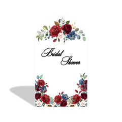 Rose Flora Flower Bridal Shower Party Bogenwand Abdeckung Rosen Blumen Brautparty Hochzeit Deko