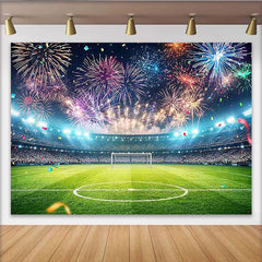 Lofaris Stadionhintergrund für festliche Sportevents und Feiern, dynamische Kulisse für Fotoshooting und Partydekoration