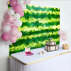Lofaris Grüner Wassermelonen-Muster Fotohintergrund für Sommerpartys, abstrakte Natur Kulisse für professionelle Fotoshootings