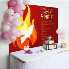Lofaris Roter Heiliger Geist Taube Flamme Fotohintergrund Christliche Party Deko