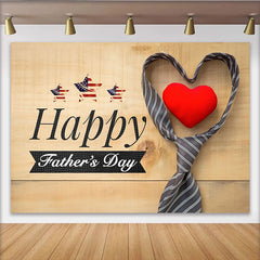 Lofaris Rustikaler Vatertagshintergrund mit Happy Father's Day Schriftzug, elegante Kulisse für Väterfeier und professionelle Fotografie