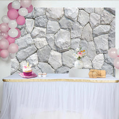 Lofaris Grauer Steinwand Fotohintergrund mit natürlicher Textur, vielseitige Kulisse für professionelle Fotografie und Studioaufnahmen