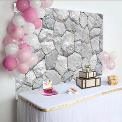 Lofaris Grauer Steinwand Fotohintergrund mit natürlicher Textur, vielseitige Kulisse für professionelle Fotografie und Studioaufnahmen