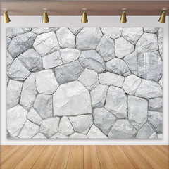 Lofaris Realistischer grauer Steinwand Hintergrund mit natürlicher Textur, vielseitige Fotokulisse für Studio und Eventdekoration