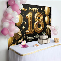 Lofaris Schwarz-goldener Neujahrs-Fotohintergrund mit Uhr, luxuriöse Kulisse für festliche Fotostudiodekoration