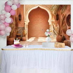 Lofaris Marokkanischer Bogen Fotohintergrund mit orientalischem Flair, elegante Kulisse für professionelle Fotoshootings