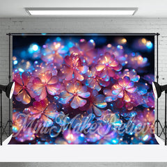 Laser Licht Farbe Überlappung Blumen Bußgeld Kunst Hintergrund