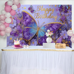 Lofaris Magischer Schmetterling Geburtstag Hintergrund Funkeln
